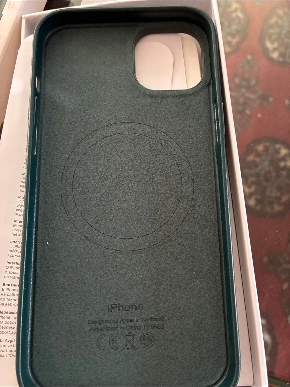 Apple leather case